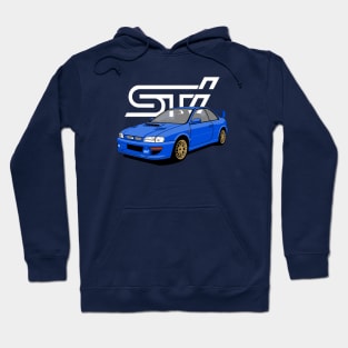 wrx sti blue Hoodie